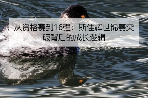从资格赛到16强：斯佳辉世锦赛突破背后的成长逻辑